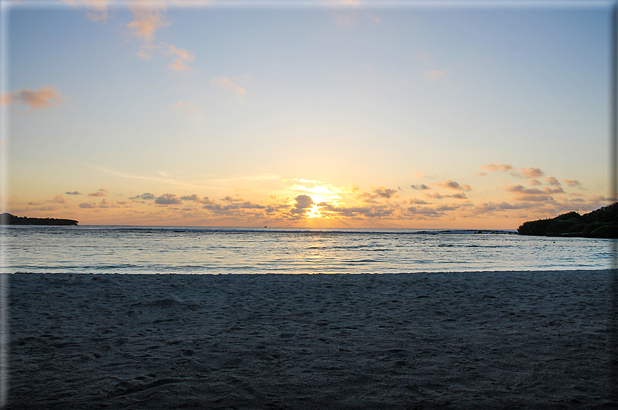 foto Alba e tramonto alle isole Maldive